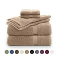 thumbnail image 1 of Utica 6-Piece Towel Set | 100% Cotton Soft & Absorbent Everyday Towels | Beige, 1 of 8