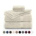 thumbnail image 1 of Utica 6-Piece Towel Set | 100% Cotton Soft & Absorbent Everyday Towels | Ivory, 1 of 8