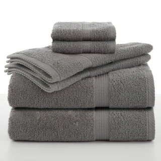 6 Piece Set of Large Bath Hand Face Towels Sheets 100% Organic Cotton 500  GSM