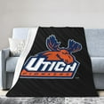 thumbnail image 1 of Utica College Logo Fleece Blanket, Very Soft Microfiber Flannel Blanket for Couch Warm and Cozy for All Seasons, 1 of 6