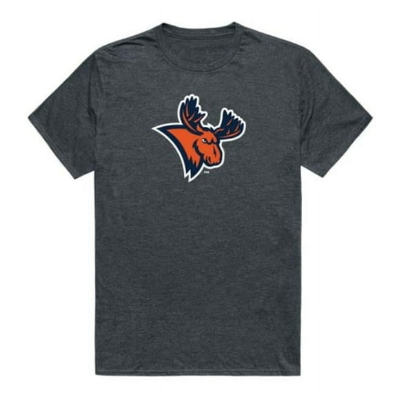 Utica College Pioneers Cinder College T-Shirt, Heather Charcoal - Large