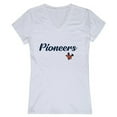 thumbnail image 1 of Utica College Pioneers Women Script Short Sleeve T-Shirt, White - 2XL, 1 of 1