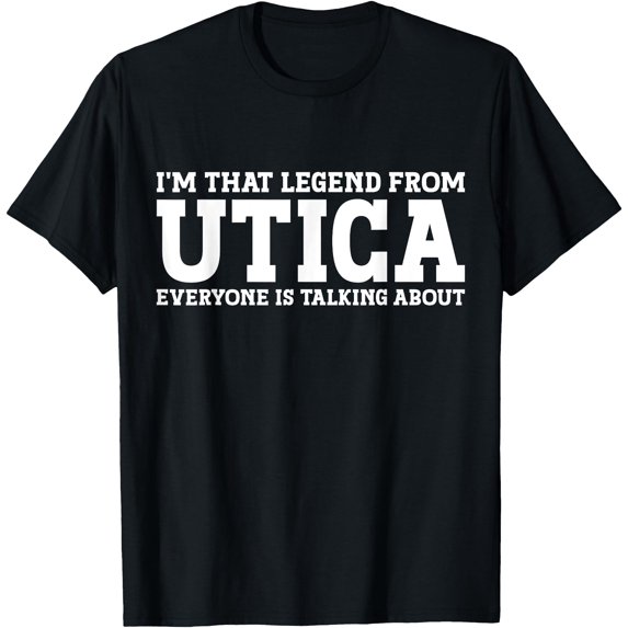 Utica Hometown City Design Home Roots Funny Utica T-Shirt, Unisex T-Shirt