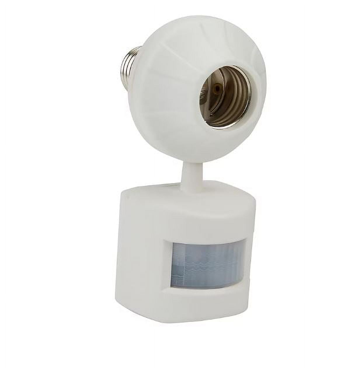 Utilitech 180-Degree White Electrical Outlet Halogen Motion-Activated Flood Light with Timer Utilitech 180-Degree White Electrical Outlet Halogen Motion-Activated Flood Light with Timer