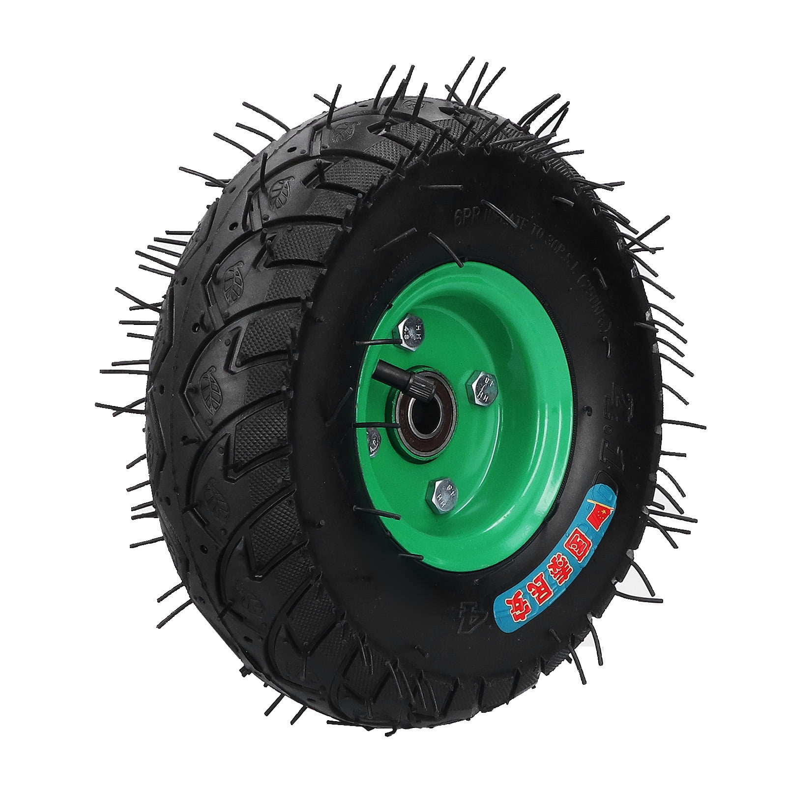 Utility Air Tires/Wheels, Inflatable Tyre Dolly Wheels Capacity 50kg