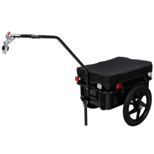 Utility Bike Cargo Trailer 600D PVC Waterproof Removable Box