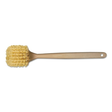 Utility Brush, Polypropylene Fill, 20" Long, Tan Handle | Bundle of 5 Each