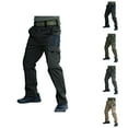 thumbnail image 1 of Utility Cargo Pants for Men 2025 Durable Ripstop Casual Loose Workout Pants with Pockets Mens Trousers, 1 of 7