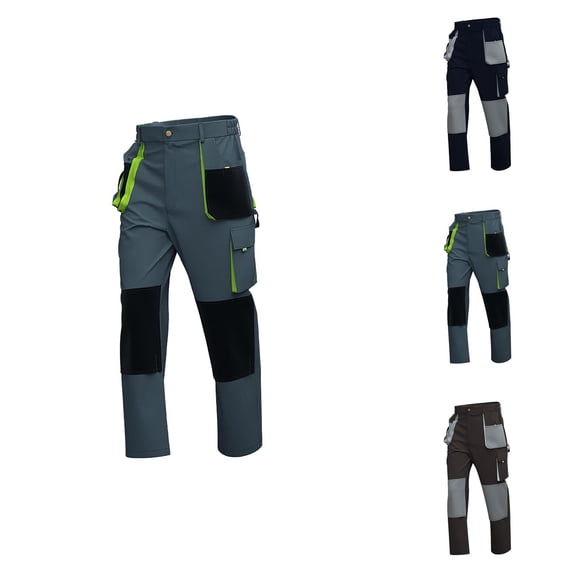 Utility Cargo Work Pants for Men 2025 Outdoor Durable Tactical Pants with Multiple Pockets Mens Trousers