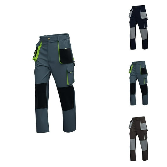 Utility Cargo Work Pants for Men 2025 Outdoor Durable Tactical Pants with Multiple Pockets Mens Trousers