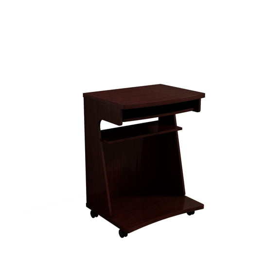 Utility Cart | Can Be Used as Kitchen, Microwave, Coffee Cart | Particle Board + MDF Build | Rounded Corners for User-Friendly Design