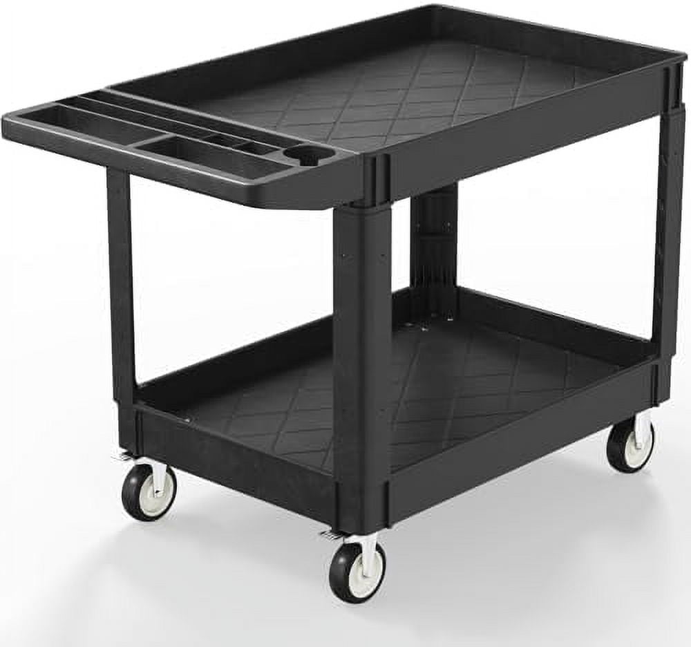 Utility Cart on Wheels, 1000 lbs Capacity Rolling Service Cart, 45 x 25 ...