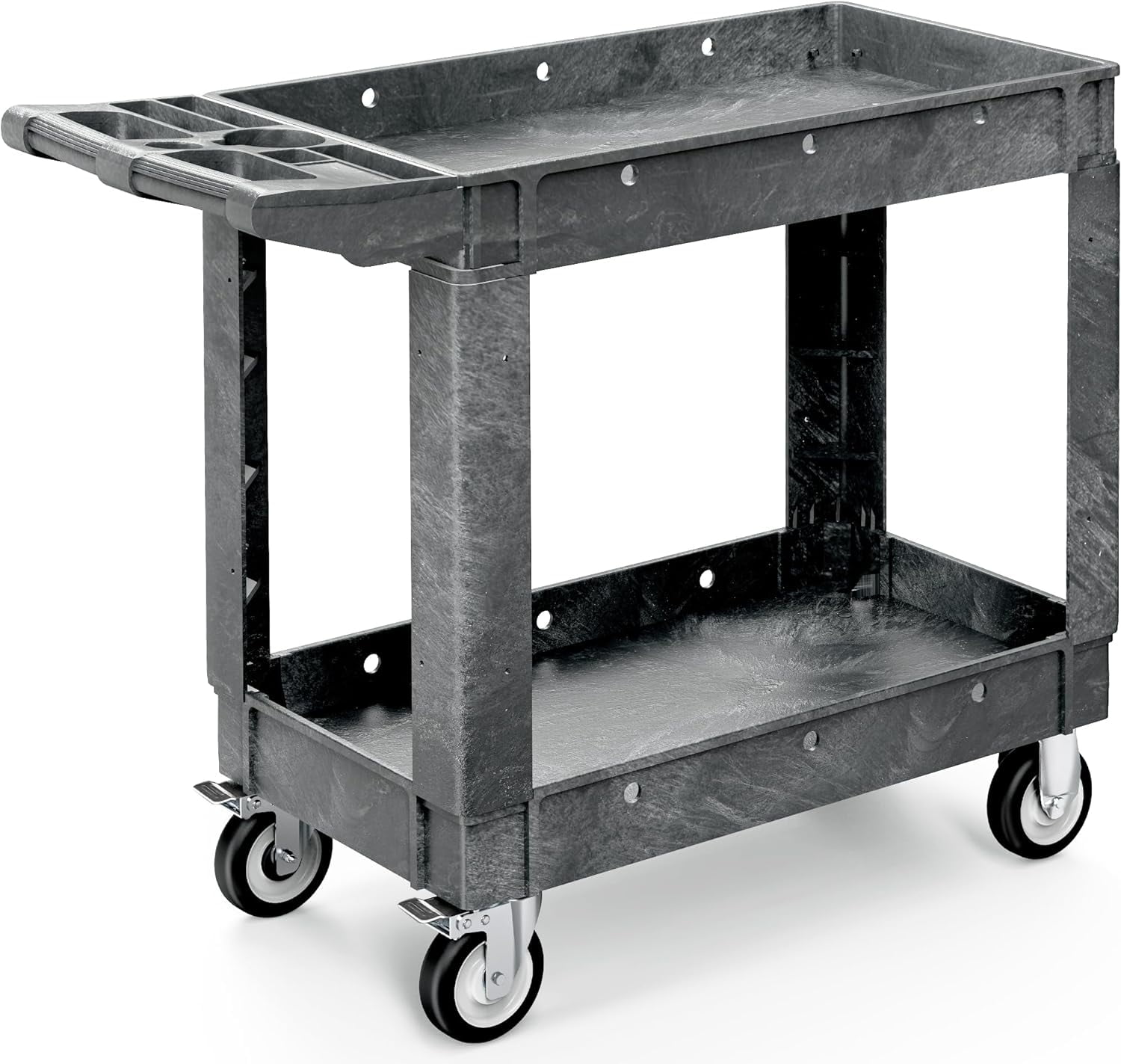 Utility Cart on Wheels, 550 lbs Capacity Service Cart, 40 x 17 Inch ...