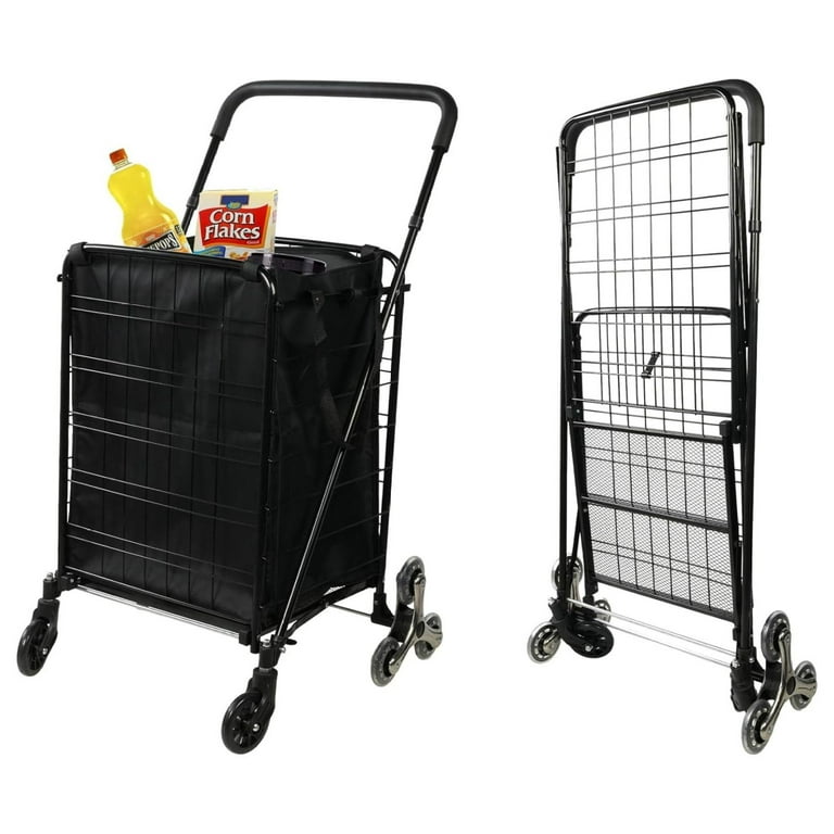 Heavy duty folding grocery cart hotsell