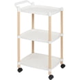 thumbnail image 1 of Utility Cart with Wheels 3-Tier Kitchen Rolling Cart Organizer Rolling Storage Organizer with Handle, 1 of 7