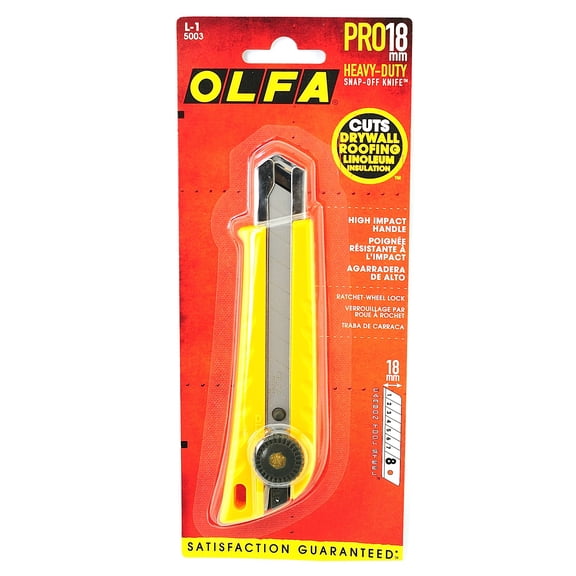 Utility Cutter heavy duty cutter with blade, L-1, each (pack of 2)