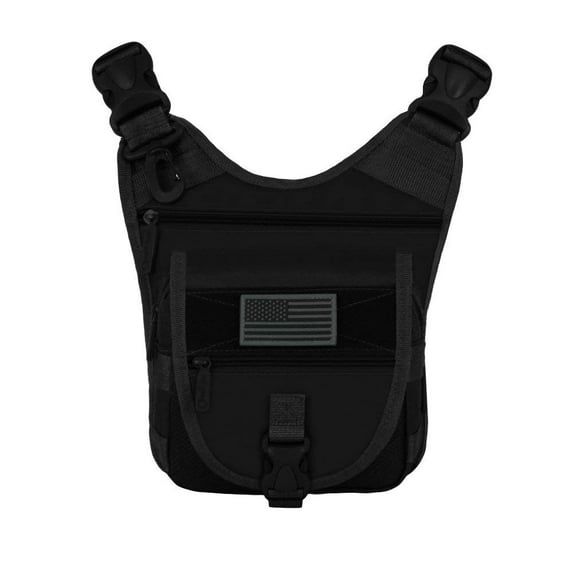 Utility Double Pistol Bag - Black