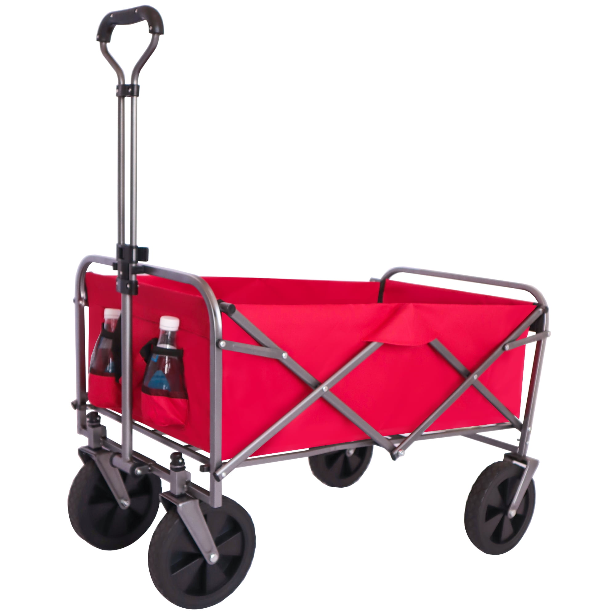 Utility Garden Wagon, Heavy Duty Outdoor Wagon Carrier Trolley Tool