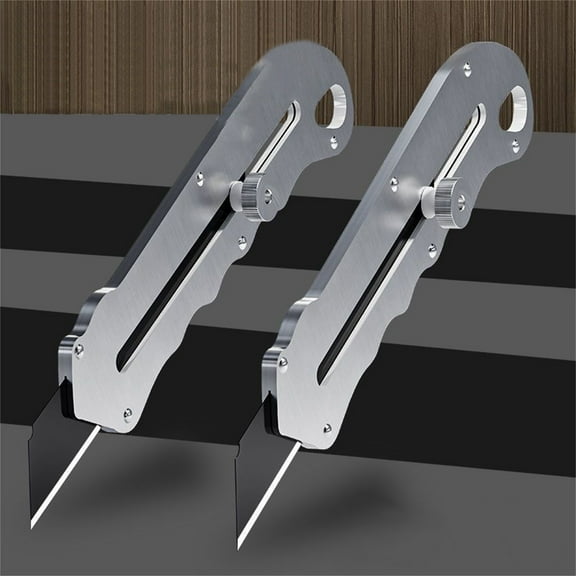 Utility Knife under $5! CQCYD Heavy Duty Stainless Steel Utility Knife, Retractable Industrial Art Cutter, All Metal Thickened Blade Craft Knife for Cutting Wallpaper Cardboard Packaging