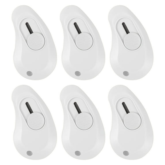 Utility Knife Multi Tool, Tyeign Egg Shaped Utility Knife Retractable Portable Mini Knife for Wrapping Envelopes Letterbox Cutter with Keychain Holes 6Pack Paper Cutter Blade