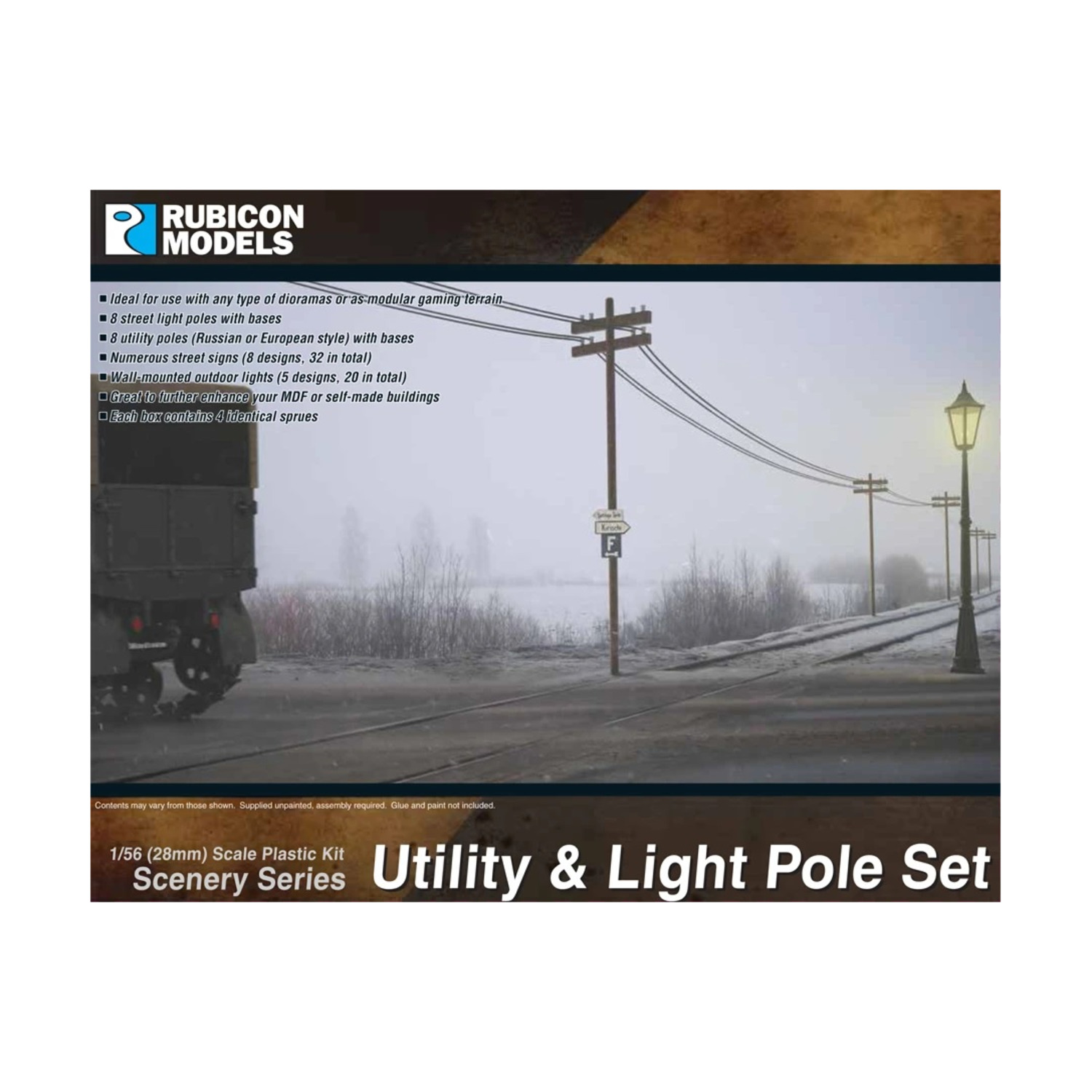 Utility & Light Pole Set New
