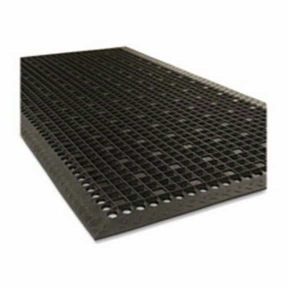 Utility Mat- Rubber- Beveled Edges- protective- 3ft.x5ft.- Black