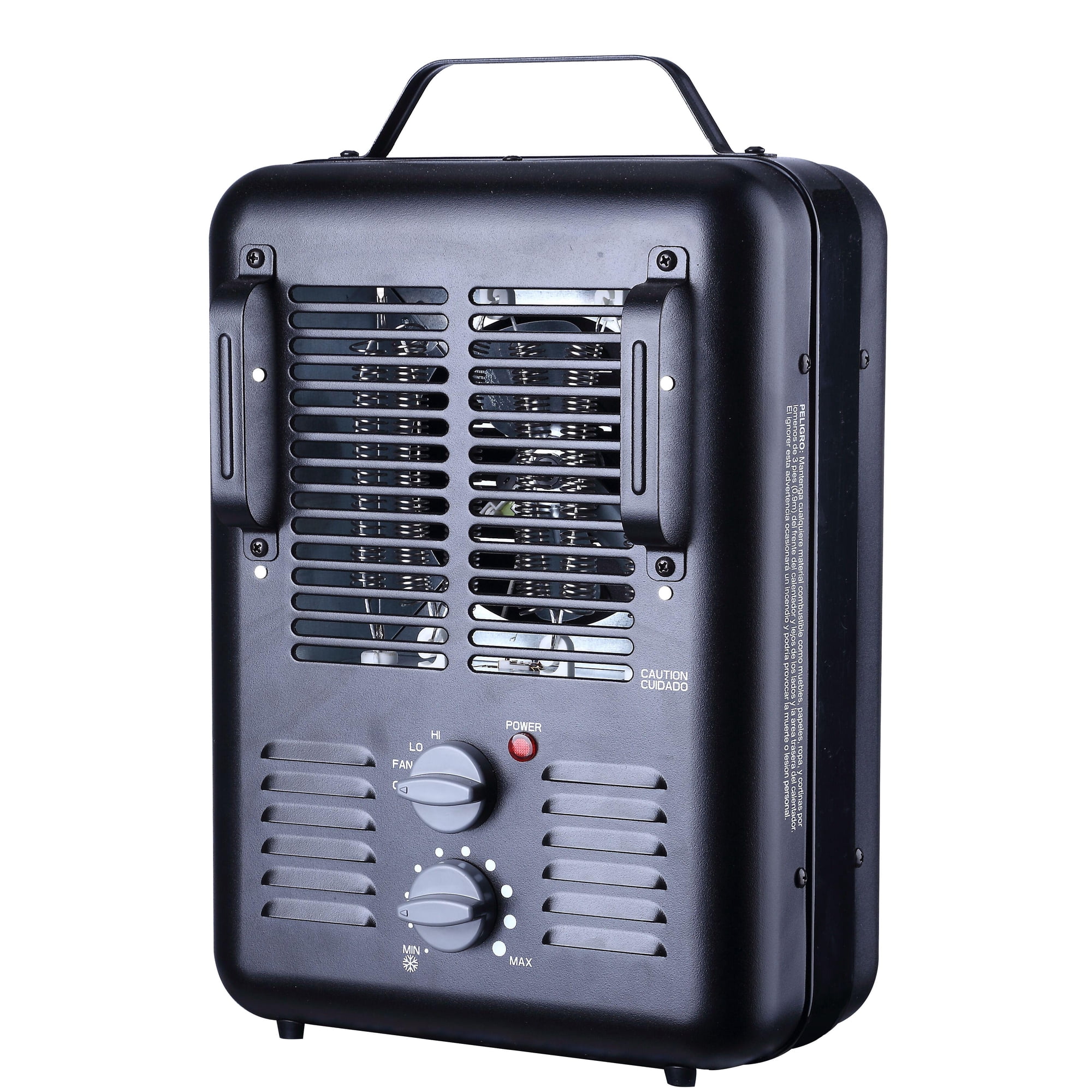 Utility 'Milkhouse' Style Electric Space Heater,1500W,Indoor Use,  Black,Model#DQ2016 - Walmart.com