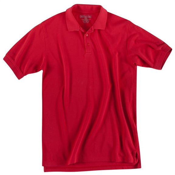 5.11 Utility Polo, Short Sleeve Range Red, X-Large / Tall