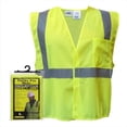 thumbnail image 1 of Utility Pro Men's Reflective Class 2 Safety Hi Vis Mesh Vest - Big Sizes, Yellow, 3XLarge, 1 of 9
