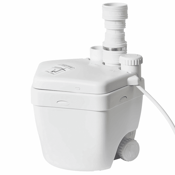 Utility Sink Pump 1/3 HP 1750 GPH - 120V Sump Pump for Laundry/Basement Sink - 18ft Head Drain Pump w/ Copper Motor & 1-1/2" Outlet