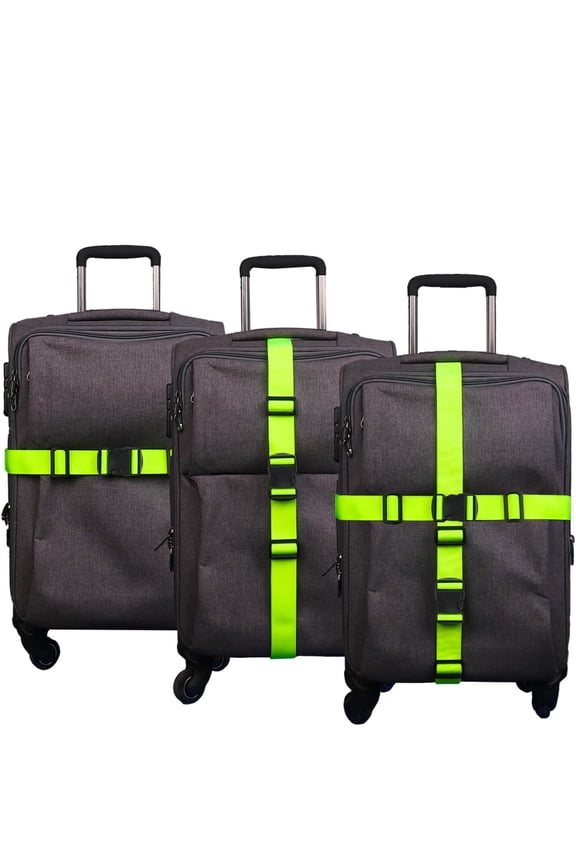 Utility Straps with Buckle Adjustable, 4-Pack (Army Green)