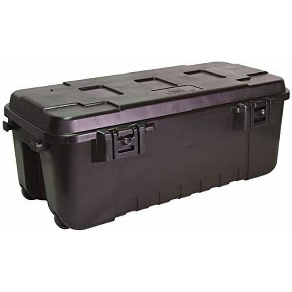 Utility Trunk, Black, 150 Lb, 5.42 Cu. Ft.