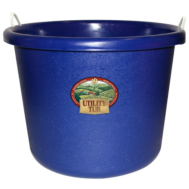 Utility Tub 17.5 Gallon Bucket For Maintenance Cleaning Growing and