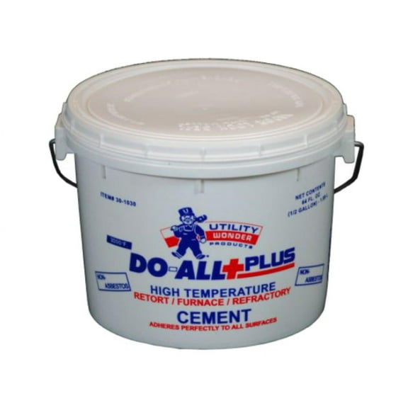 Utility Wonder 30-1030 1/2 Gallon Of DO-ALL+PLUS Furnace Cement