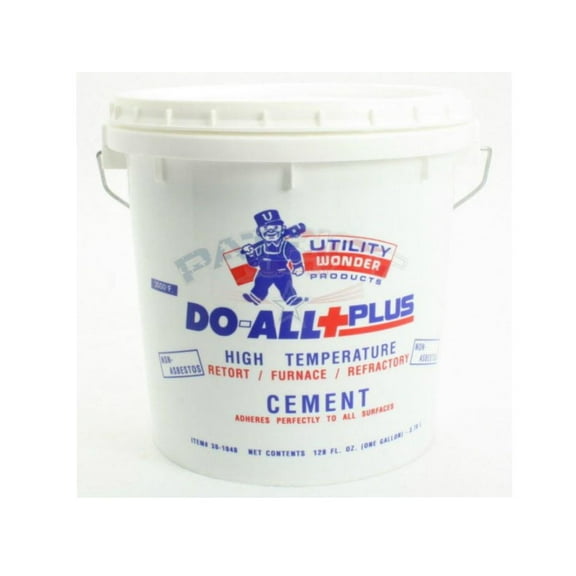 Utility Wonder 30-1030 One (1) Gallon Of DO-ALL+PLUS Furnace Cement
