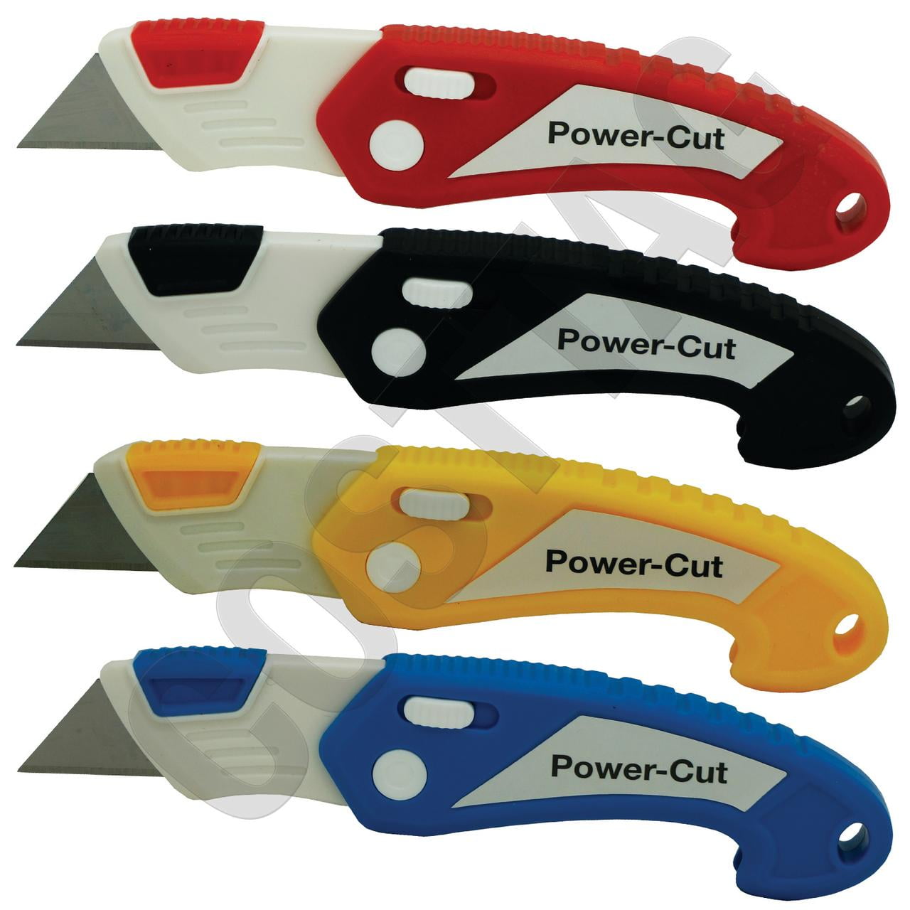 TIFICAL 3-Pack Box Cutter, Utility Knife with Self-Locking Design