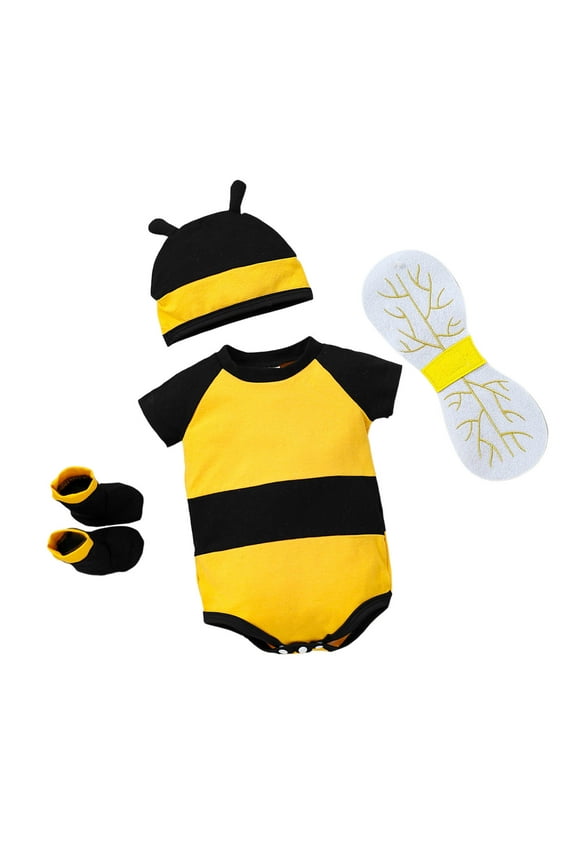 Baby Boys Bodysuits B E E Kids Toddlers B E E Dress Up Lightweight Playsuits For Infant Size 6 Months-9 Months