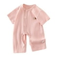 thumbnail image 1 of Utlike Baby Boys Bodysuits Suits Short Sleeved Hays For Summer Thin Models And Climbing Suits Lightweight Playsuits For Size 0 Months-2 Months, 1 of 3