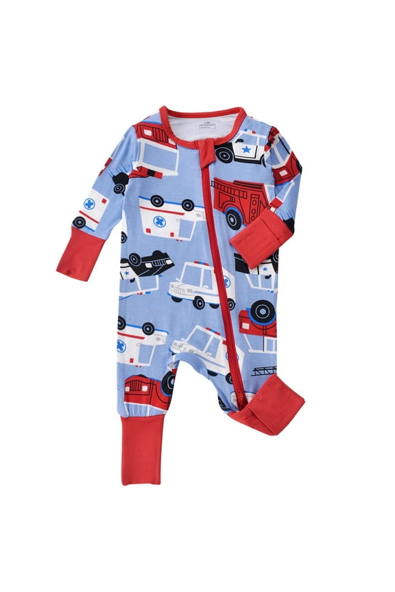 Baby Boys Bodysuits Long Sleeve Zip Up Romper Soft Comfortable Pajamas For Everyday Wear Comfort Fit Infant Onesies Daily Wear Size 12-18M