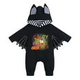 thumbnail image 1 of Utlike Baby Boys Romper My First Hallomas Halloween Pumpkin Outfit Bat Hoodie Jumpsuits Lovely Playsuit Size 9 Months-12 Months, 1 of 8