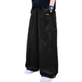 thumbnail image 1 of Utlike Boys Cargo Pants Kids Casual Solid Color Loose Sweatpants Trousers For Sports Activewear Breathable Wide Leg Pants Activewear Size 4 Years-5 Years, 1 of 5