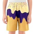 thumbnail image 1 of Utlike Boys Casual Shorts Elastic Waist Athletic Gym Shorts With Pockets Summer Sports Outdoor Homewear Kids Popular Trendy Boys Shorts Size 13 Years-14 Years, 1 of 4