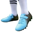 thumbnail image 1 of Utlike Boys Cleats Boys Football Shoes Lightweight Breathable Outdoor Sports Training Sneakers For Youth And School Boys Light Blue Size 38, 1 of 9