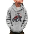 thumbnail image 1 of Utlike Boys Hoodies Sweatshirt Cars Print Long Sleeve Hooded Pullover Toddler Kids Winter Warm Hoodies Loose Top For Kids Size 7 Years-8 Years, 1 of 1