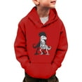 thumbnail image 1 of Utlike Boys Hoodies Sweatshirt Dinosaur Print Long Sleeve Hooded Pullover Toddler Kids Winter Warm Hoodies Child Basic Top Size 7 Years-8 Years, 1 of 5