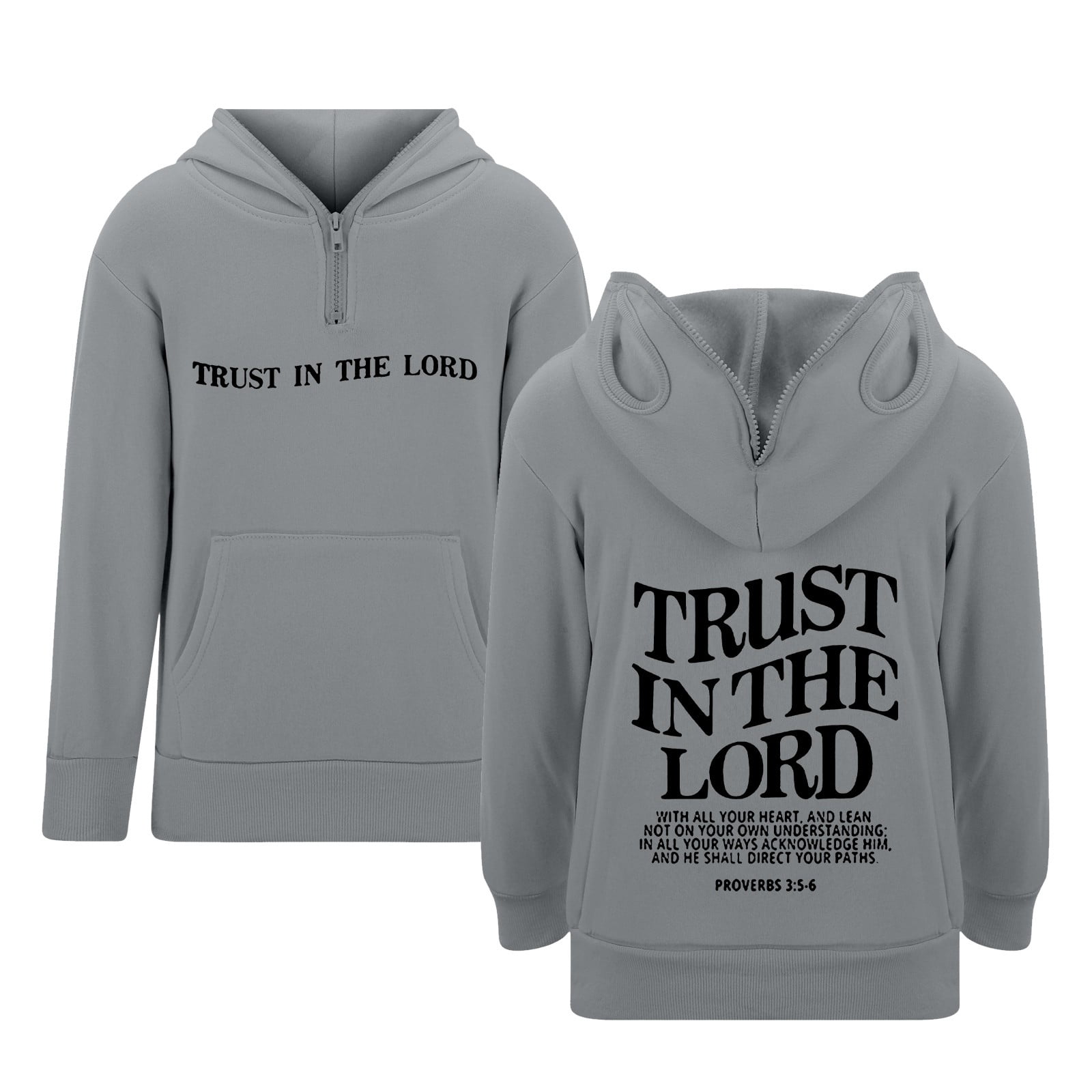 Utlike Boys Hoodies Sweatshirt Letter Print Pullover Zip Up Hoodie With ...