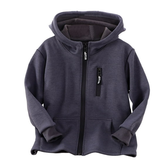 Utlike Boys Jacket Kids Thermal Jacket Winter Warm Coats For Hooded Outerwear Thickened Windproof Soft Comfortable Casual Sports Regular Fit Top Size 6 Years-7 Years