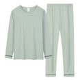 thumbnail image 1 of Utlike Boys Pajamas Outfits 2 Pack Unisex Toddler Long Sleeve Shirt And Pants Set Sleepwear Pj'S Athletic Clothes For Kids Size 15 Years-16 Years, 1 of 2