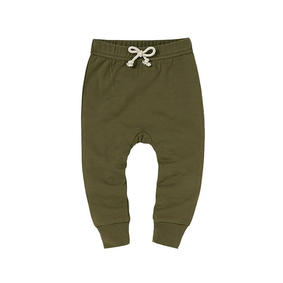 Utlike Boys Pants Baby Solid Color Soft Casual Warm Baby Sweatpants Boys Versatile Leisure Pants Size 6 Months-12 Months
