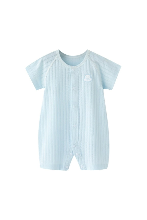 Boys Romper Baby Jumpsuit Outfits Clothes Toddler Breathable Bodysuits Size 3 Months-6 Months